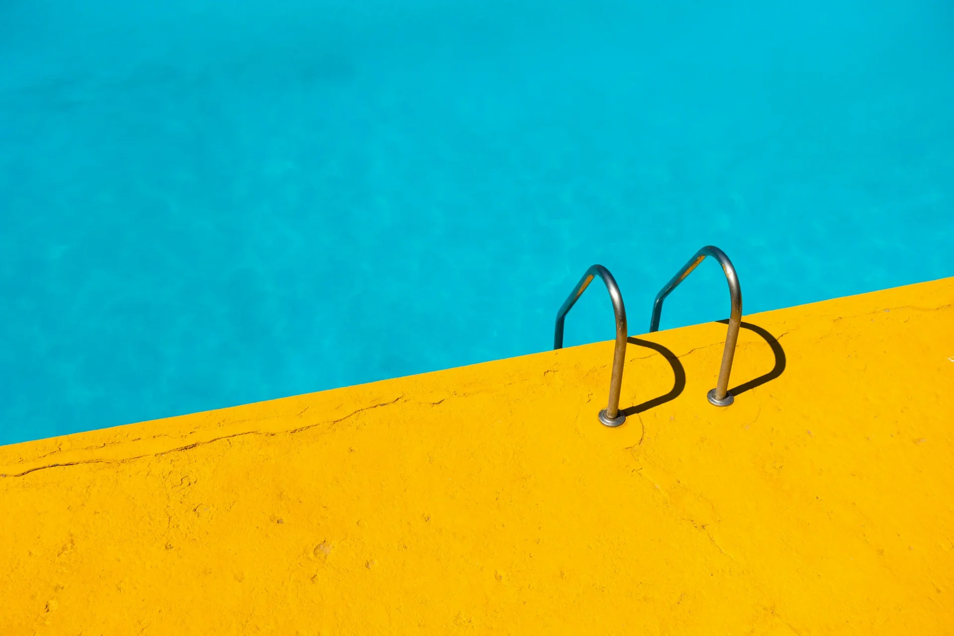 Swimming pool in the summer